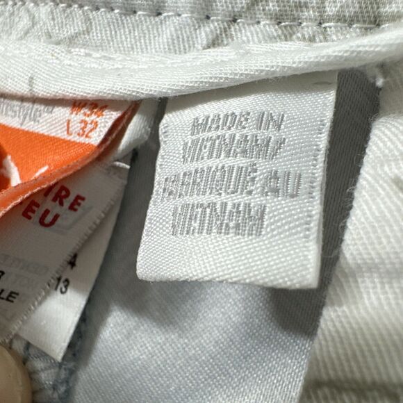 Puma Golf Pants Cobra Size S White Checkered Pattern Mid Rise Slim Fit Casual - Picture 13 of 15